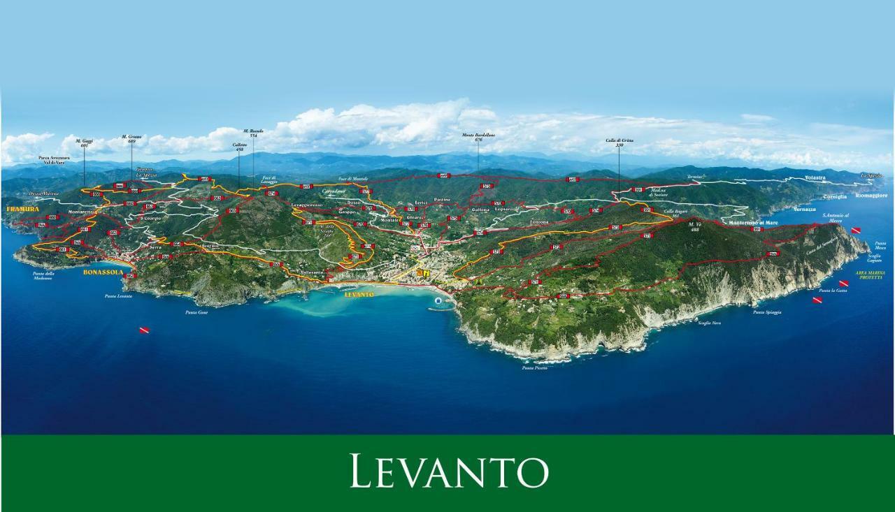 Lorenzo Apartment Levanto Bagian luar foto